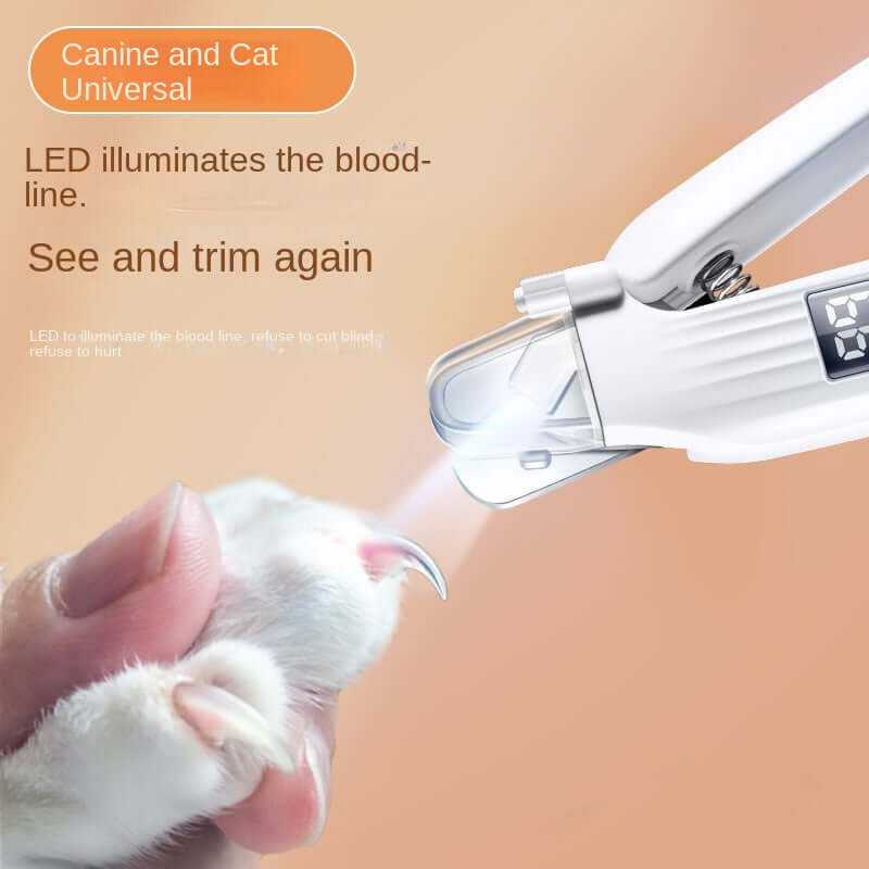 Dual-Function Pet Nail Clipper & Electric Nail Grinder
