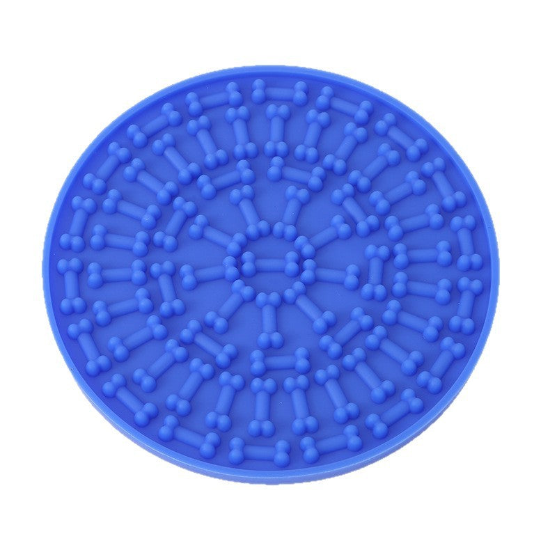 Silicone Slow Feeder Mat – Suction Cup Dog & Cat Licking Pad