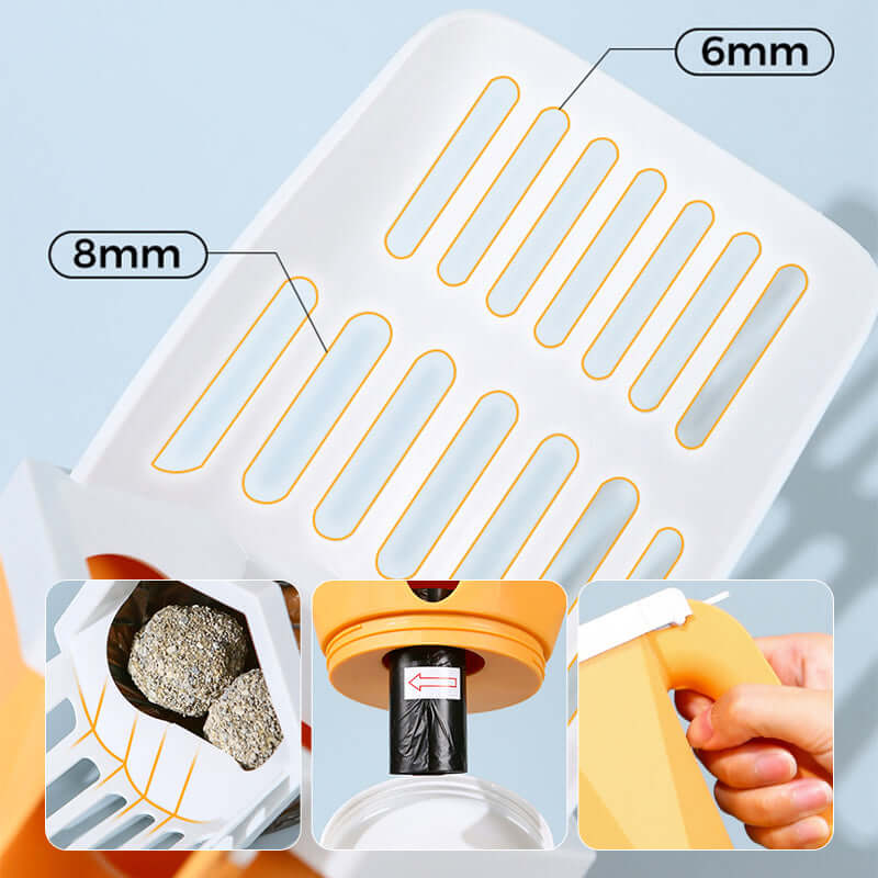 Self Cleaning Cat Litter Scoop – Portable Litter Shovel