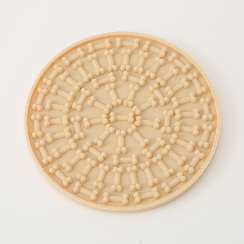Silicone Slow Feeder Mat – Suction Cup Dog & Cat Licking Pad