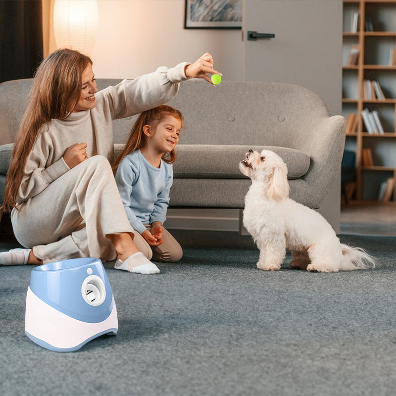 Automatic Tennis Ball Launcher for Dogs – Rechargeable Pet Toy