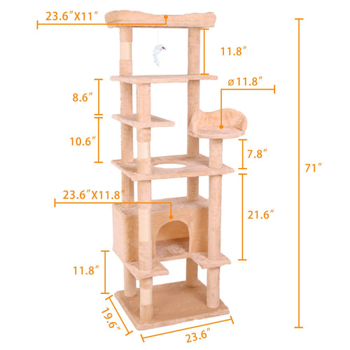Cat Climbing Frame – Indoor Cat Activity & Play Tower