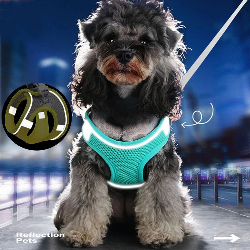 No Pull Dog Harness – Reflective Oxford Mesh Vest for Dogs