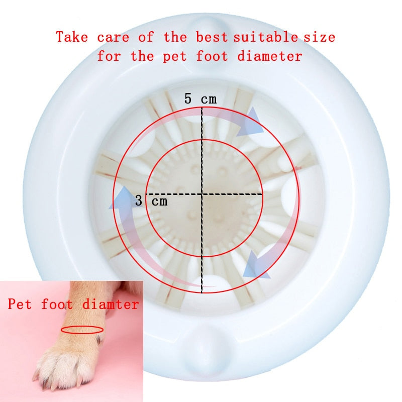 Dog Paw Cleaner – Silicone Paw Washing Cup for Cats & Dogs