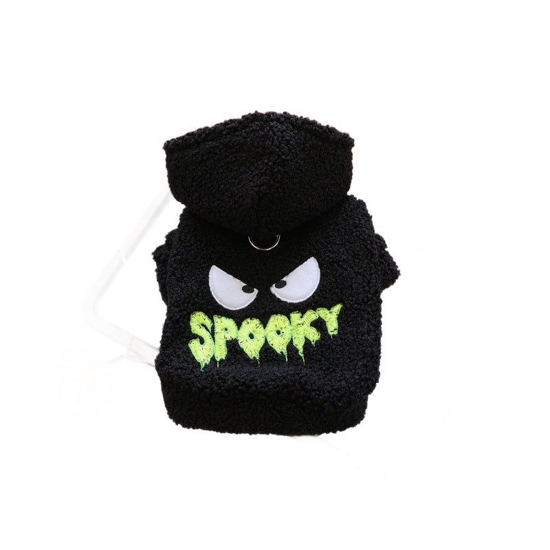 Halloween Pet Hoodie – Cute Ghost Costume for Small Dogs & Cats