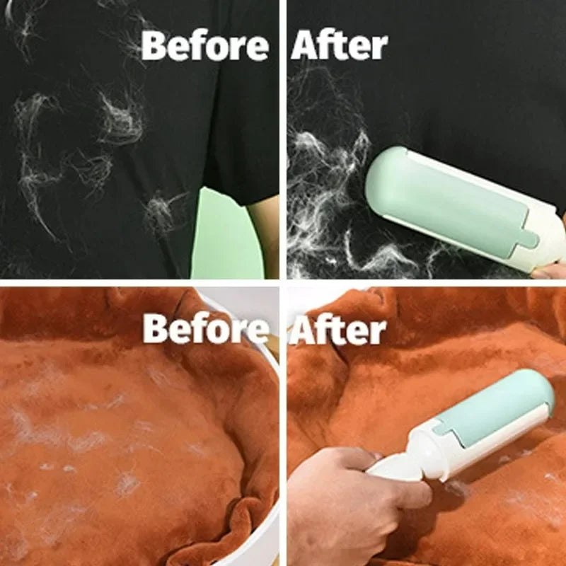 Pet Hair Remover Roller – Reusable Sticky Lint & Fur Cleaner